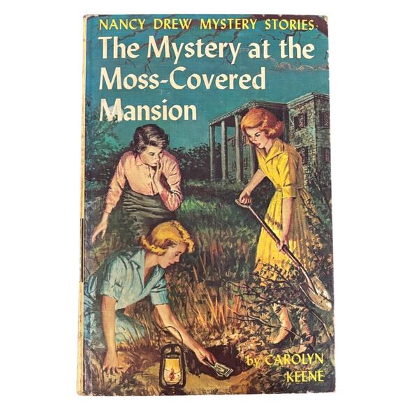 VTG 1941 Nancy Drew #18 Mystery at the Moss-Covered Mansion Book - Picture 1 of 5